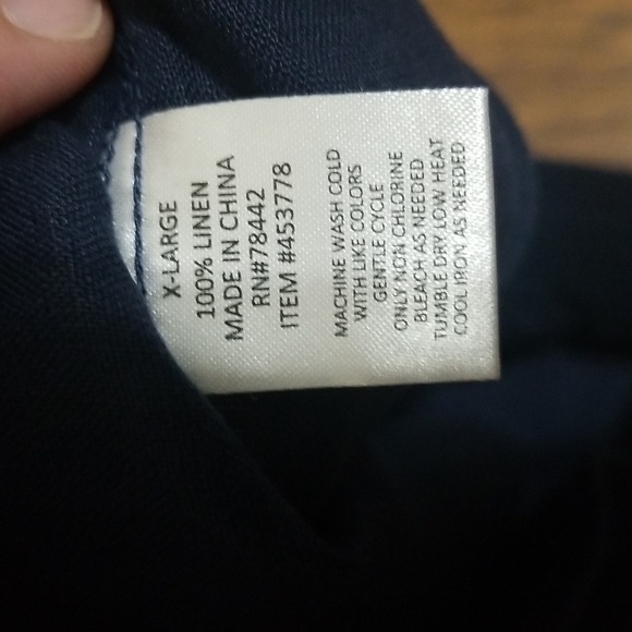 Pull-on Linen Shorts - Picture 2 of 2